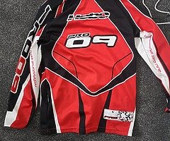 Motorcross kids outfit and boots