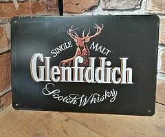 Metal sign