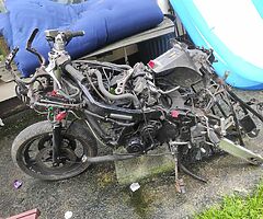 2 Honda hurricane 750 CBR 1987 project