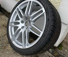 Genuine Speedline Audi Alloy brand new with new tyre