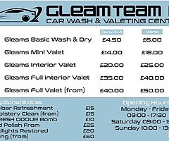 Gleam Team NI (Professional mobile Valeting Service)