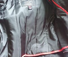 ladies leather motorcycle jacket