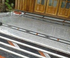 Granite floor work