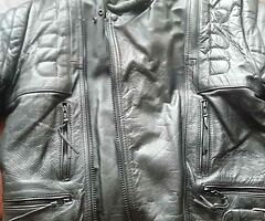 REAL LEATHER BIKE JACKER
