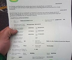 Skoda superb fresh nct 3 months tax - Image 4/5