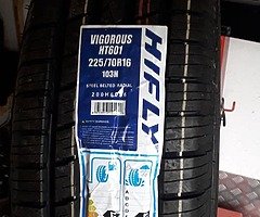 Tyres on wheels. Mobile tyre service. New tyres for sale fitted beside Your home or office.