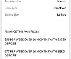 2015 Ford Transit Connect Limited Finance this van from €59 P/W - Image 10/10