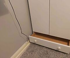 White wardrobe excellent condition