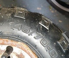 4 x quad tyres