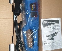 Draper angle grinder 230mm - Image 5/6