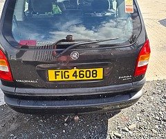 2002 Vauxhall Zafira