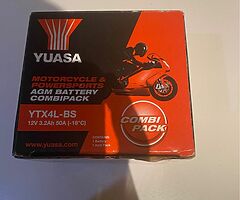 Yuasa YTX4L-BS Battery 12 V 3.2 AH 50 to (-18) ATV Scooter