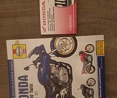 Honda cb 500 Haynes manual and owners manual