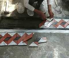 Granite floor work