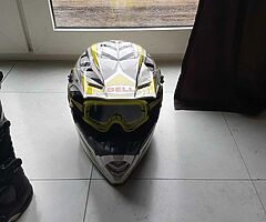 Bell motorcross helmet