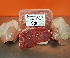Raw pet food