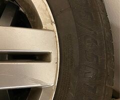 Mk4 golf wheels all good tyres - Image 3/3