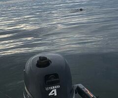 4hp Yamaha outboard boat engine - Image 3/4