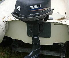 4hp Yamaha outboard boat engine - Image 4/4