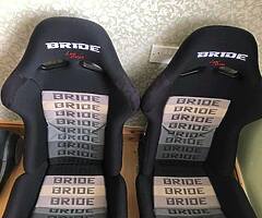 Bride lowmax seats never used excelent condition
