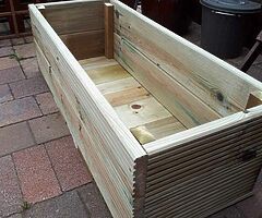 Garden planter box and Bench planters