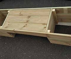 Garden planter box and Bench planters - Image 6/10