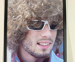 Marco Simoncelli - Framed Print "Very Rare Merchandise" MOTOgp Isle of Man TT BSB WSB Joey Dunlop