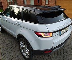161 Range rover Evoque 2,0 l 180 bhp diesel,4*4,yolung white, with black panoramic roof,loads extras
