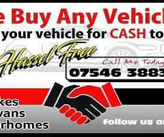 We buy any vehicles