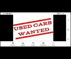 WANTED CARS VANS 4x4