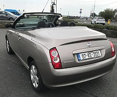 07 NISSAN MICRA CONVERTIBLE NCT 2-20 TAX 5-19 4 SEATER SPORT MODEL