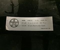 18” alloys 5x120 - Image 9/10