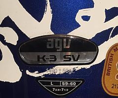 AGV K3 SV Rossi rep helmet size L