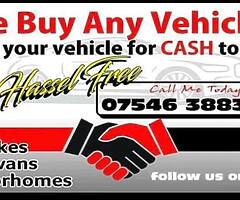 We buy any vehicles