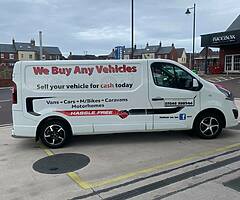 We buy any vehicles