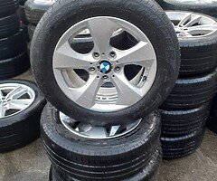BMW alloy wheels with good tyres for sale - Image 4/10