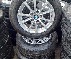 BMW alloy wheels with good tyres for sale - Image 5/10