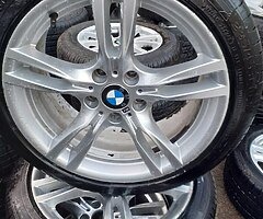 BMW alloy wheels with good tyres for sale - Image 6/10