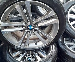 BMW alloy wheels with good tyres for sale - Image 7/10