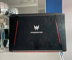 Predator Helios 300 Core i7-10750H 8GB + 256GB SSD 15.6 Inch FHD 144Hz GeForce GTX 1660 Ti 6GB