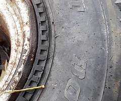Two kenda dirt dog tyres