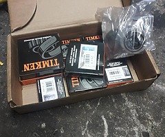 Opel vauxhall 3 piece clutch  and  m32 m20 gearbox bearing set  new  seals and differential bearing