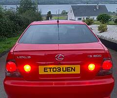 2003 LEXUS IS200 GENUINE FACTORY TTE - Image 4/10