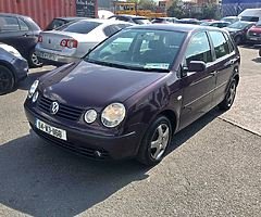 2004 Volkswagen Polo TAXED AND FRESHLY NCTD