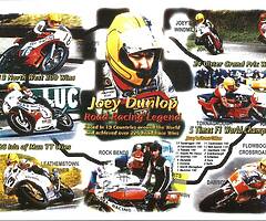 JOEY DUNLOP - Collage A3 Print / FRAMED PRINT - Isle of Man TT North West 200 Ulster Grand Prix BSB