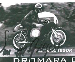 DROMARA DESTROYERS - A3 PHOTO PRINT (PRINT SIGNATURES) Ulster Grand Prix Isle of Man TT Joey Dunlop