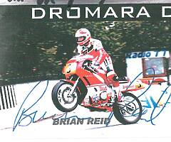 DROMARA DESTROYERS - A3 PHOTO PRINT (PRINT SIGNATURES) Ulster Grand Prix Isle of Man TT Joey Dunlop