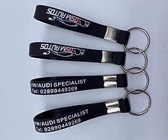 Custom Rubber Adloop Keyrings