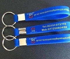 Custom Rubber Adloop Keyrings