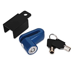 Small disc brake lock